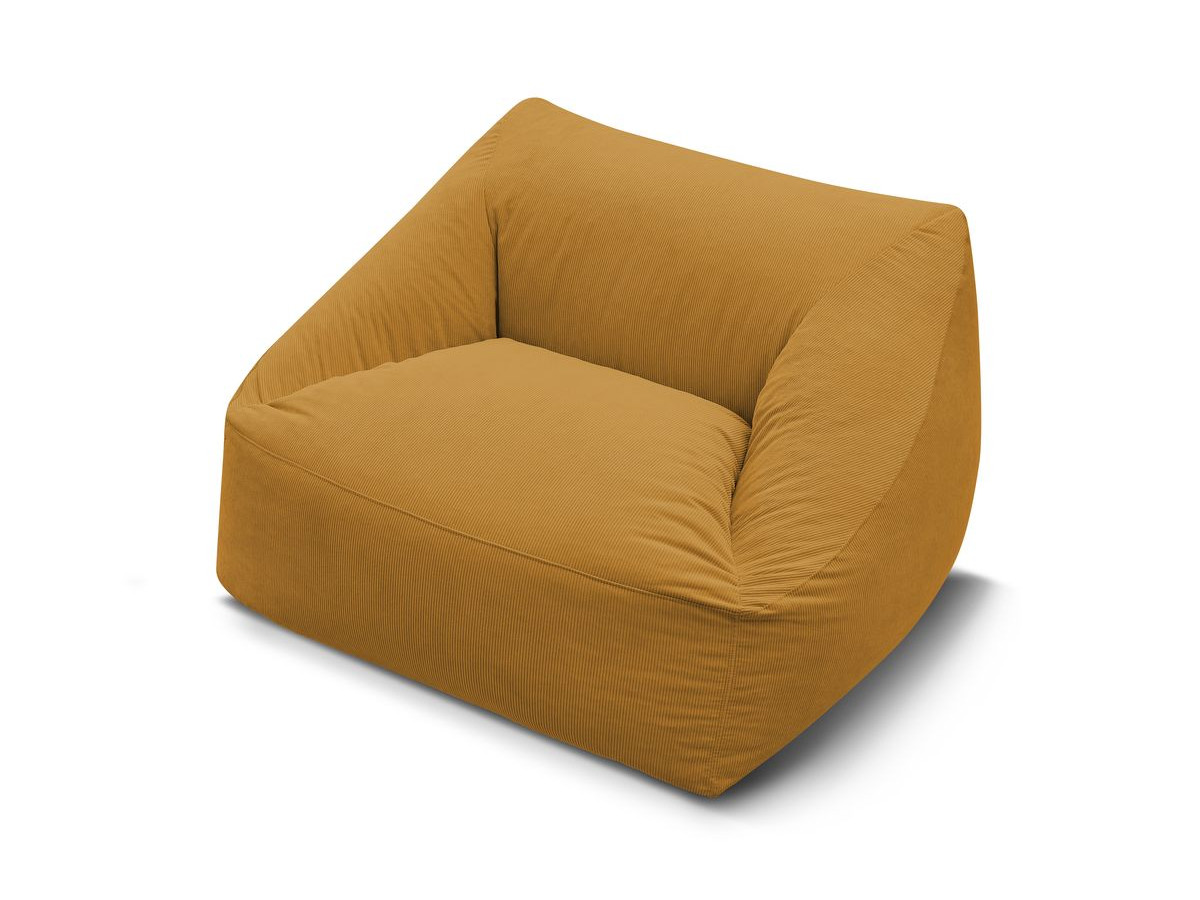 Pouf ultra moelleux LILIBET velours côtelé