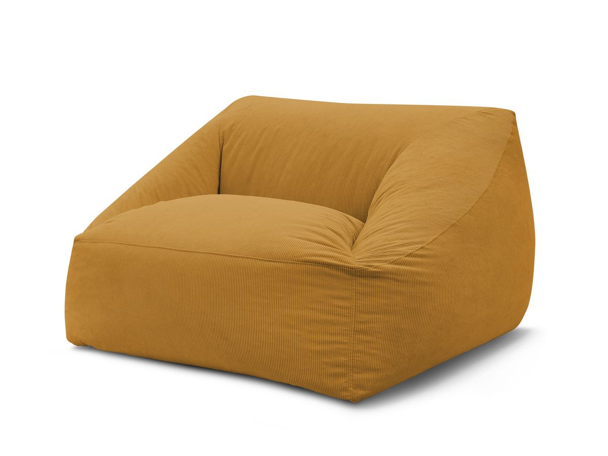 Pouf ultra moelleux LILIBET velours côtelé