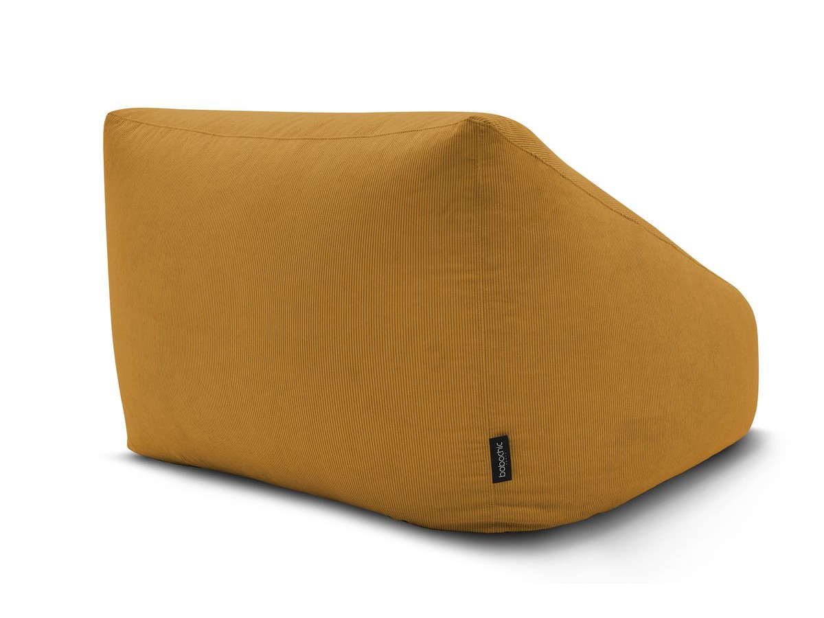 Pouf ultra moelleux LILIBET velours côtelé