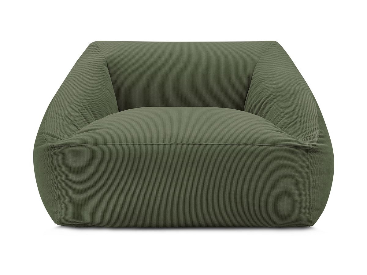 Pouf ultra moelleux LILIBET velours côtelé