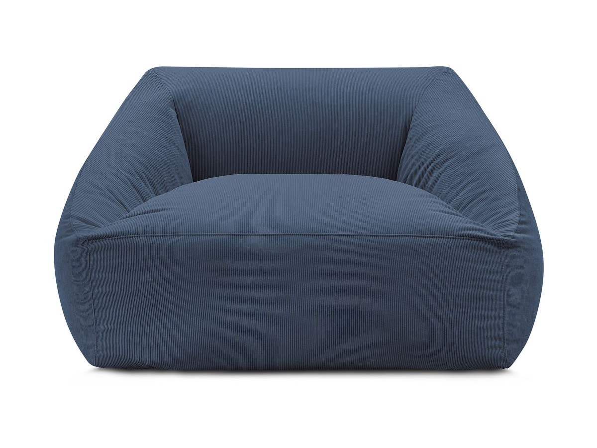 Pouf ultra moelleux LILIBET velours côtelé