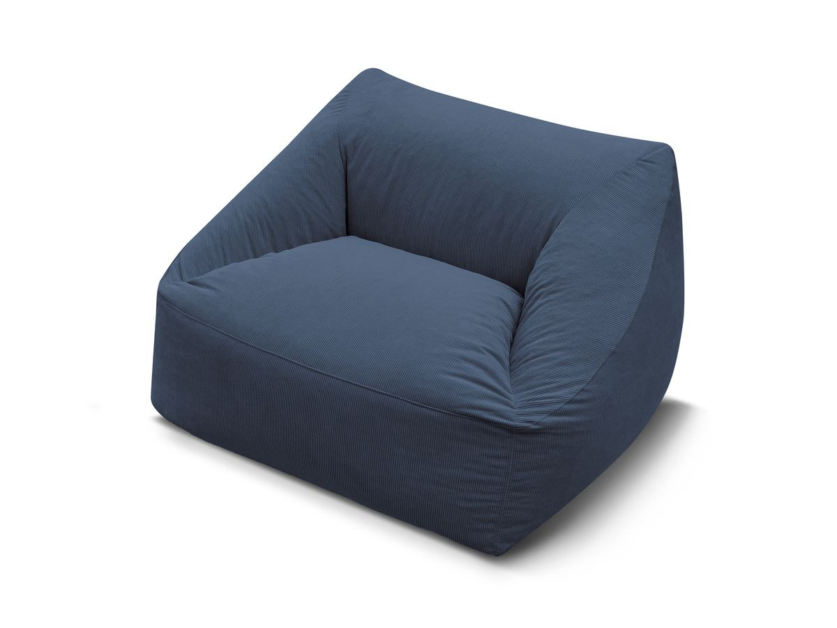 Pouf ultra moelleux LILIBET velours côtelé