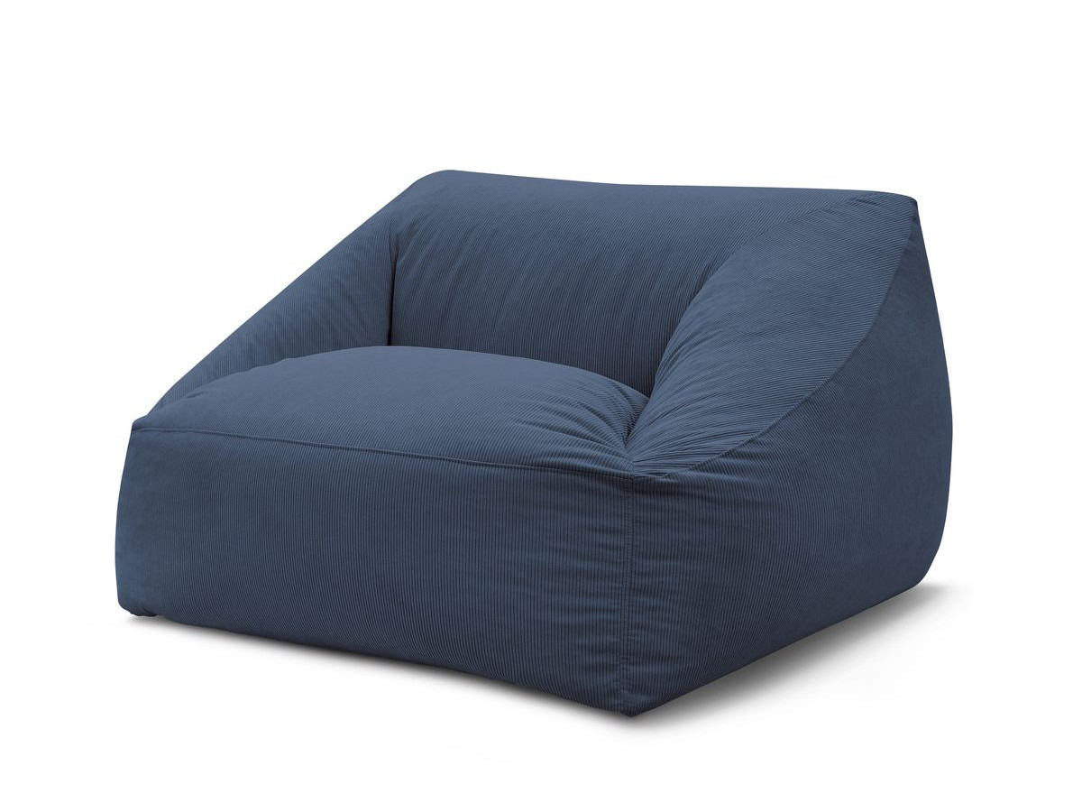 Pouf ultra moelleux LILIBET velours côtelé