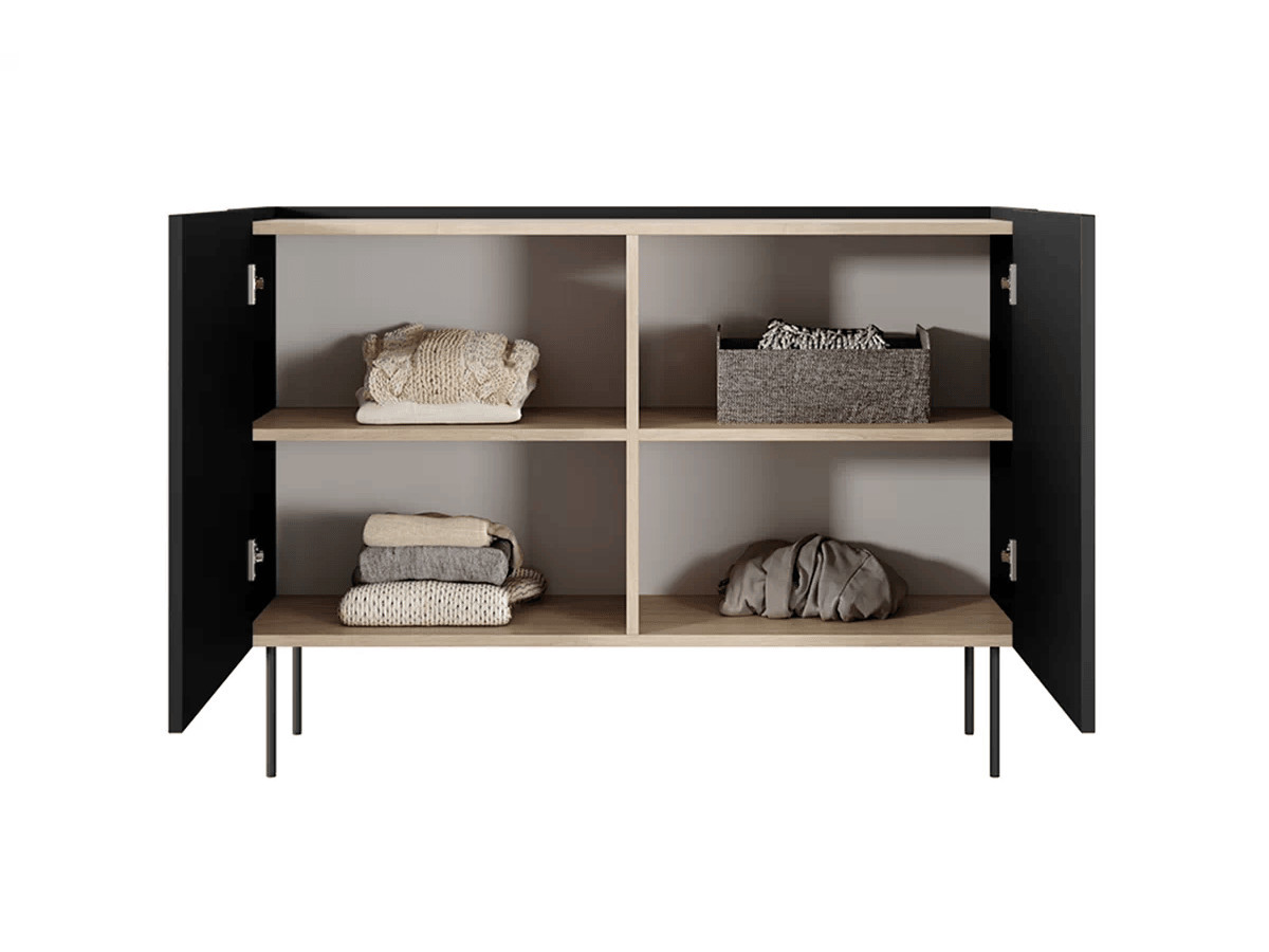 ATLAS set met 120 cm dressoir + 120 cm tv-meubel