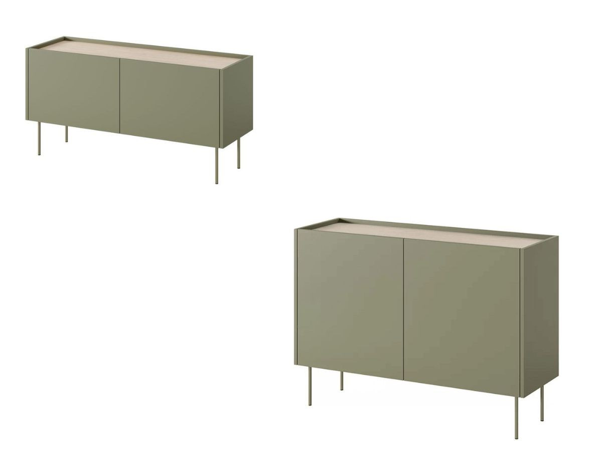ATLAS set met 120 cm dressoir + 120 cm tv-meubel