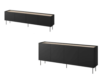 Ensemble ATLAS avec buffet 220 cm + meuble TV 220 cm