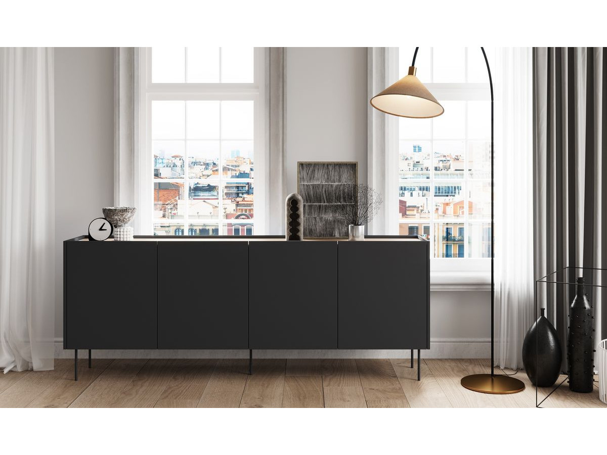 ATLAS set met 220 cm dressoir + 220 cm tv-meubel + 120 cm salontafel