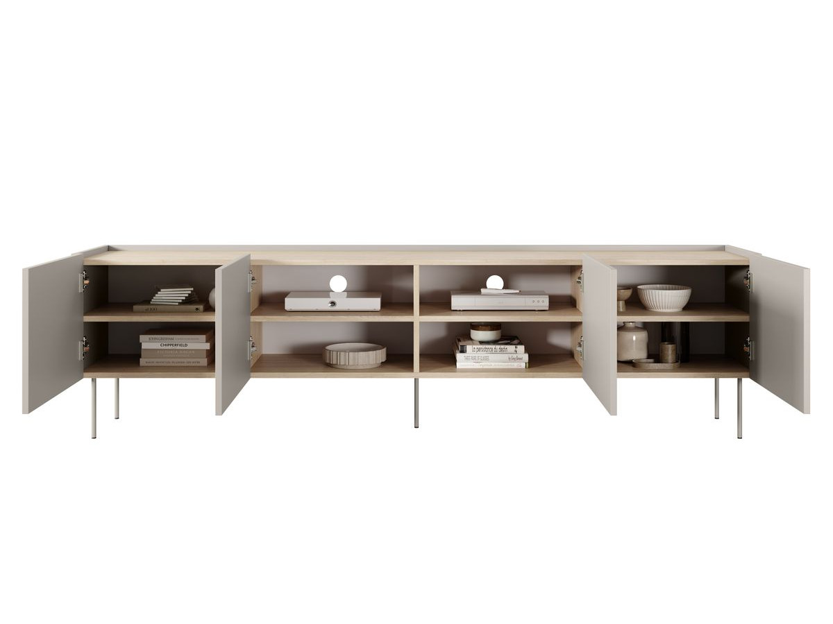 ATLAS set met 220 cm dressoir + 220 cm tv-meubel + 120 cm salontafel