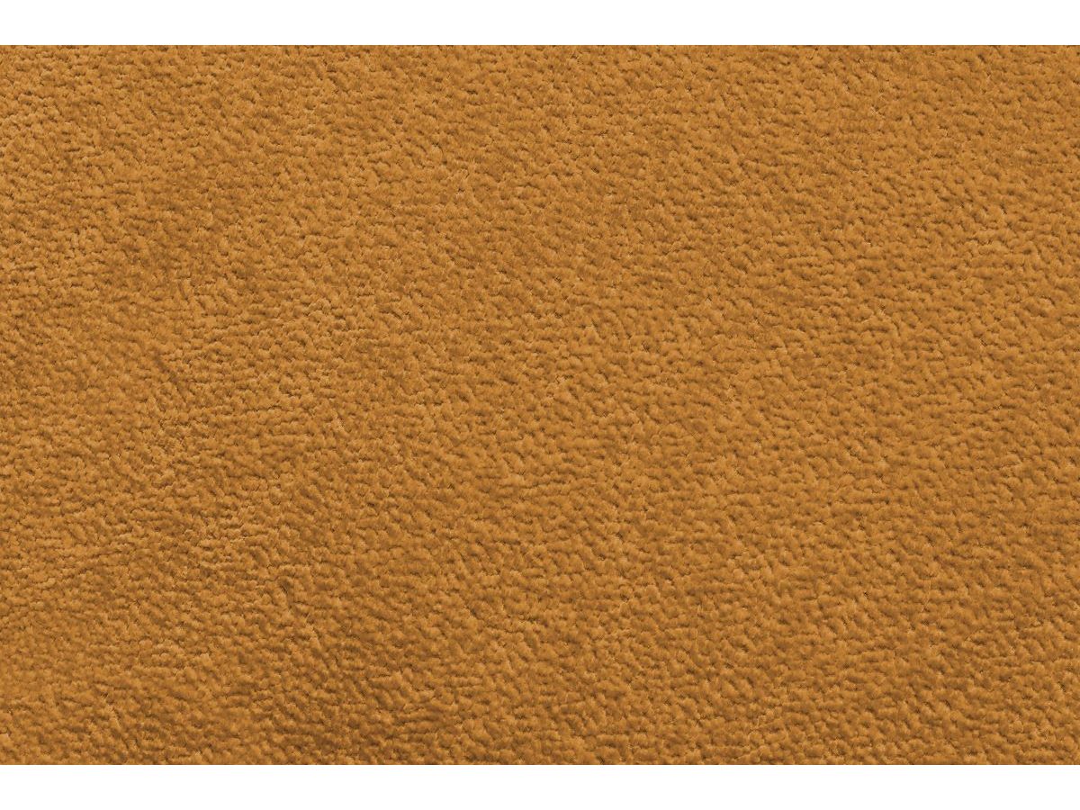 Canapé d'angle fixe EVEREST tissu chiné - Orange - Angle droit - 10 coussins