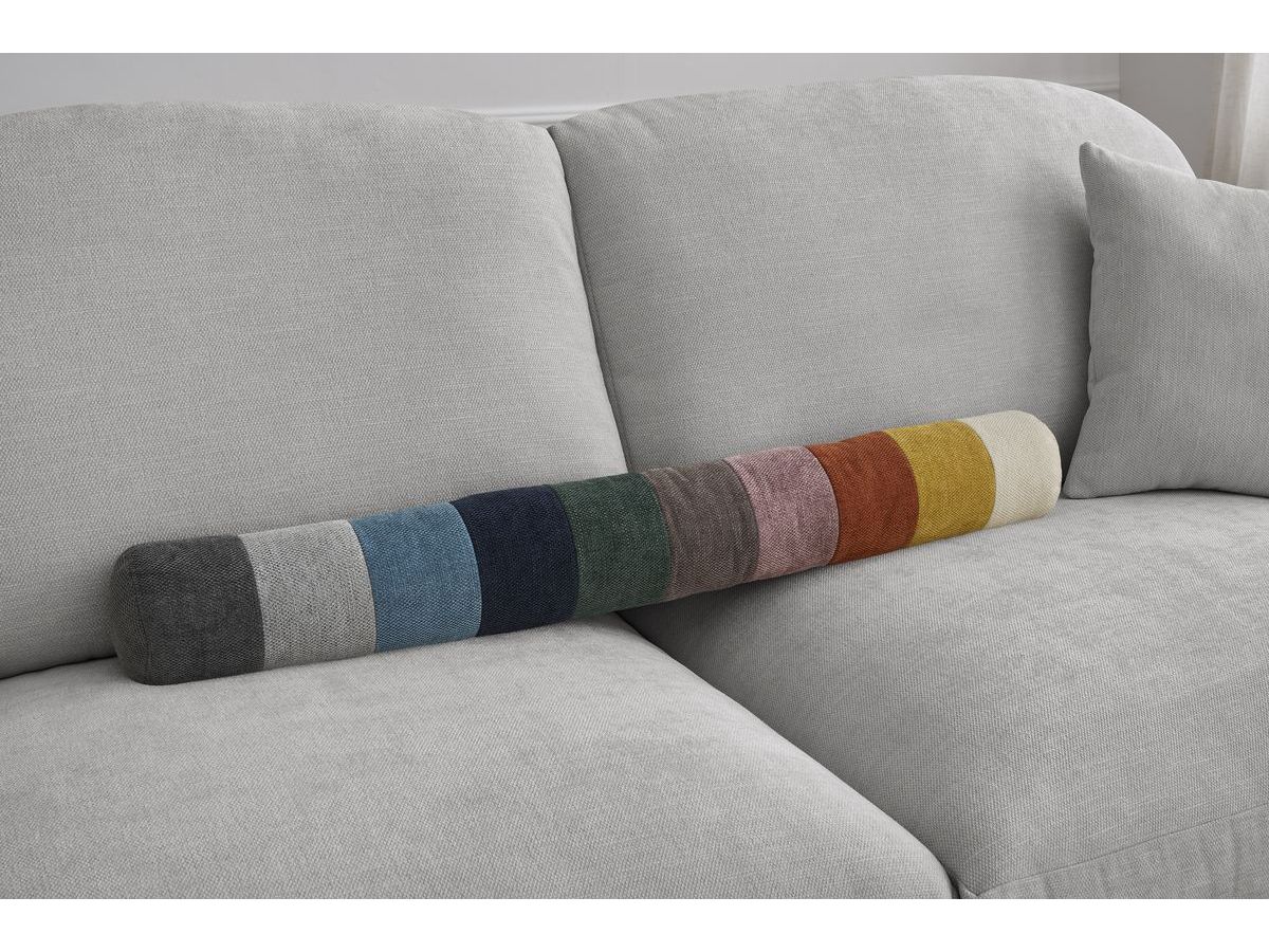 Canapé droit convertible CEZANNE ouverture express tissu lisse