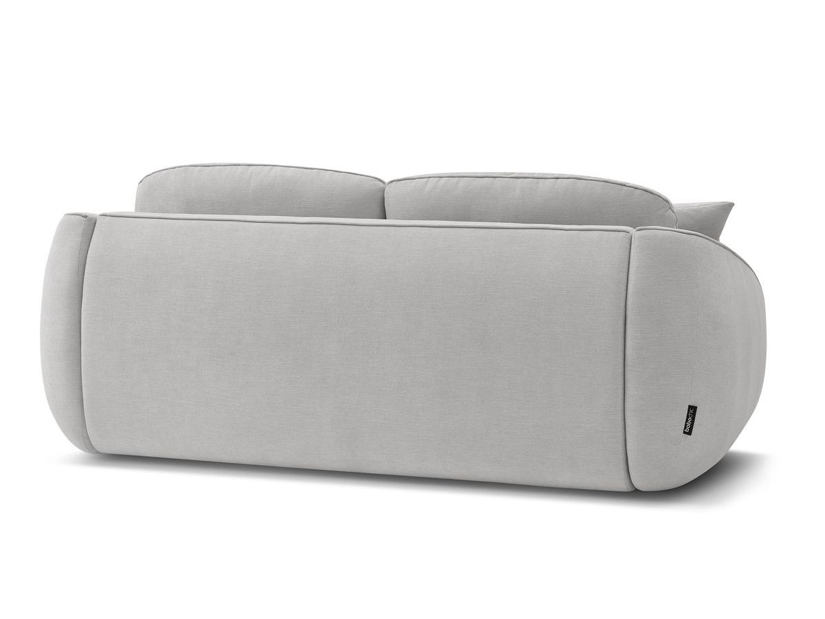 Canapé droit convertible CEZANNE ouverture express tissu lisse