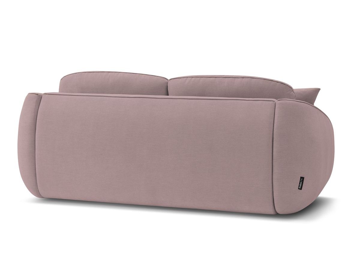 Canapé droit convertible CEZANNE ouverture express tissu lisse