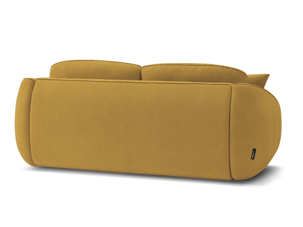 Canapé droit convertible CEZANNE ouverture express tissu lisse