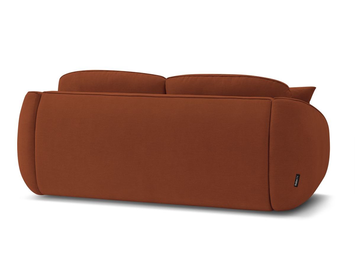 Canapé droit convertible CEZANNE ouverture express tissu lisse
