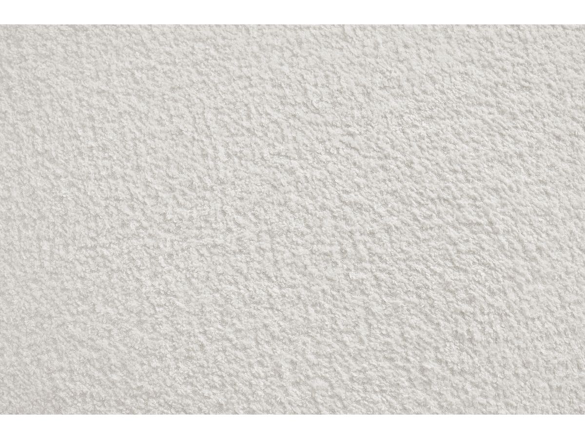 Canapé droit convertible CEZANNE ouverture express tissu bouclette