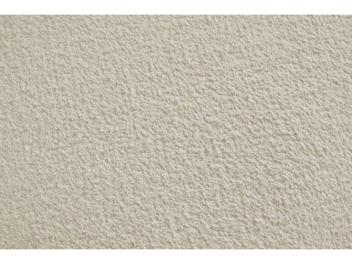 Canapé droit convertible CEZANNE ouverture express tissu bouclette