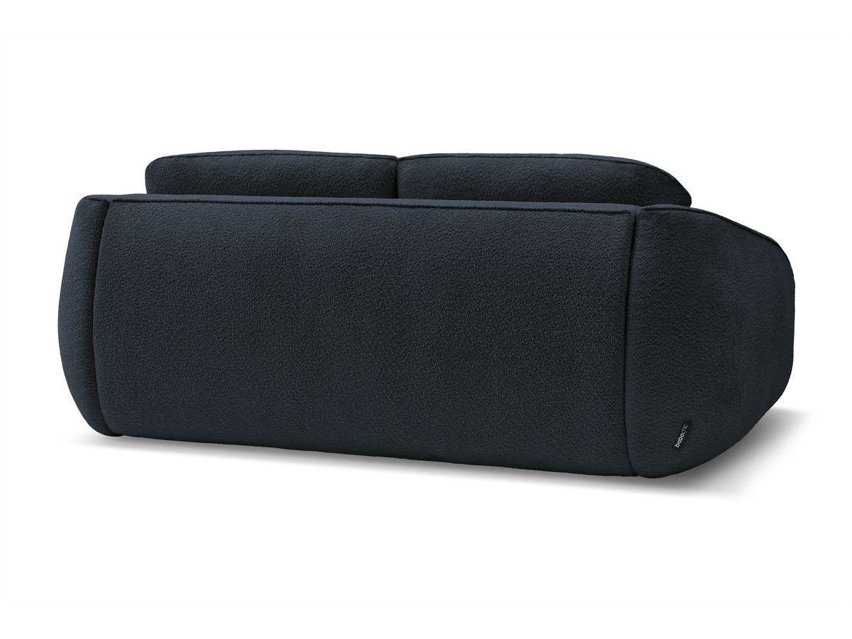 Canapé droit convertible CEZANNE ouverture express tissu bouclette