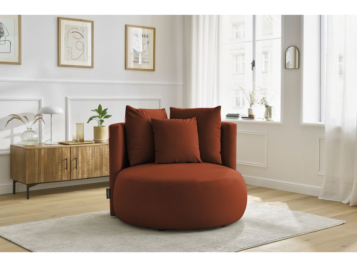 CESAR fluwelen fauteuil