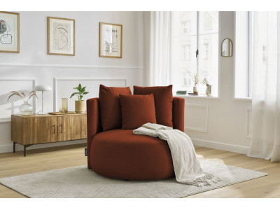 Fauteuil CESAR velours