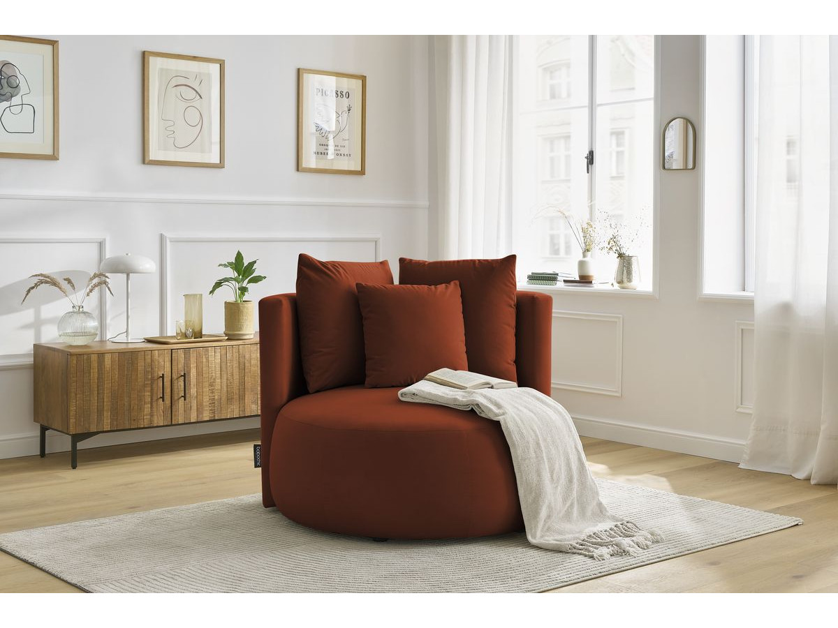 CESAR fluwelen fauteuil