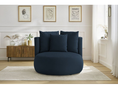 Fauteuil CESAR velours