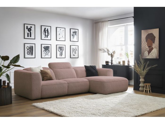 Canapé d'angle fixe WILLIAM