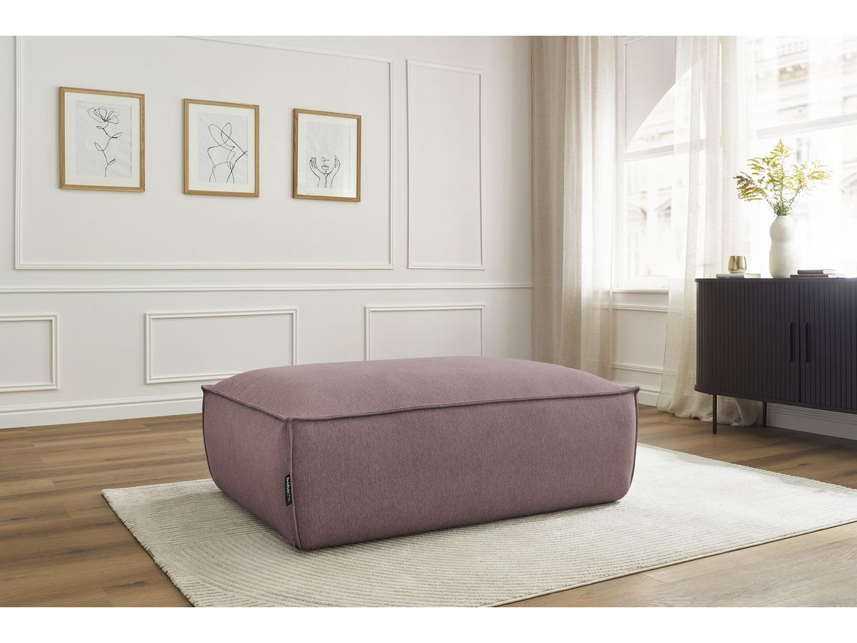 Pouf BOHEME chiné rose — vue 5