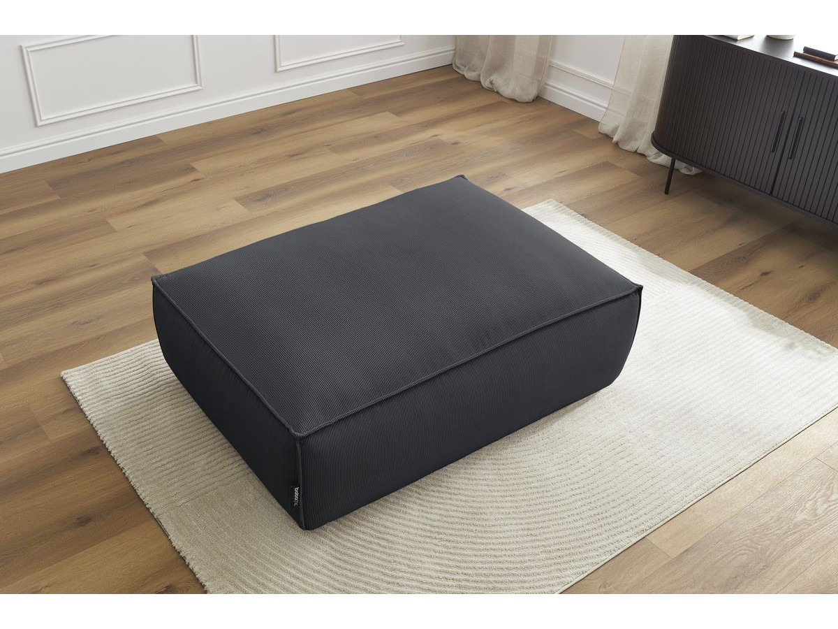 Pouf BOHEME velours côtelé