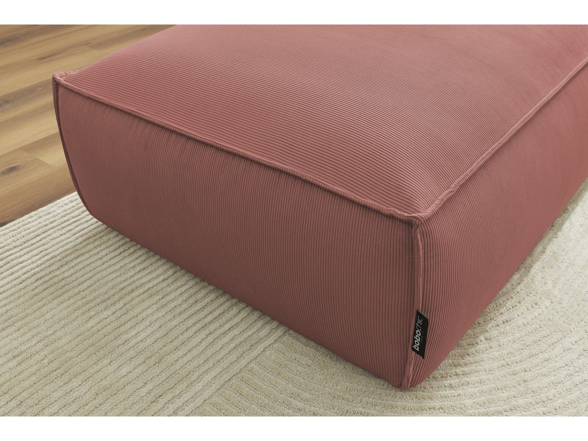 Pouf BOHEME velours côtelé