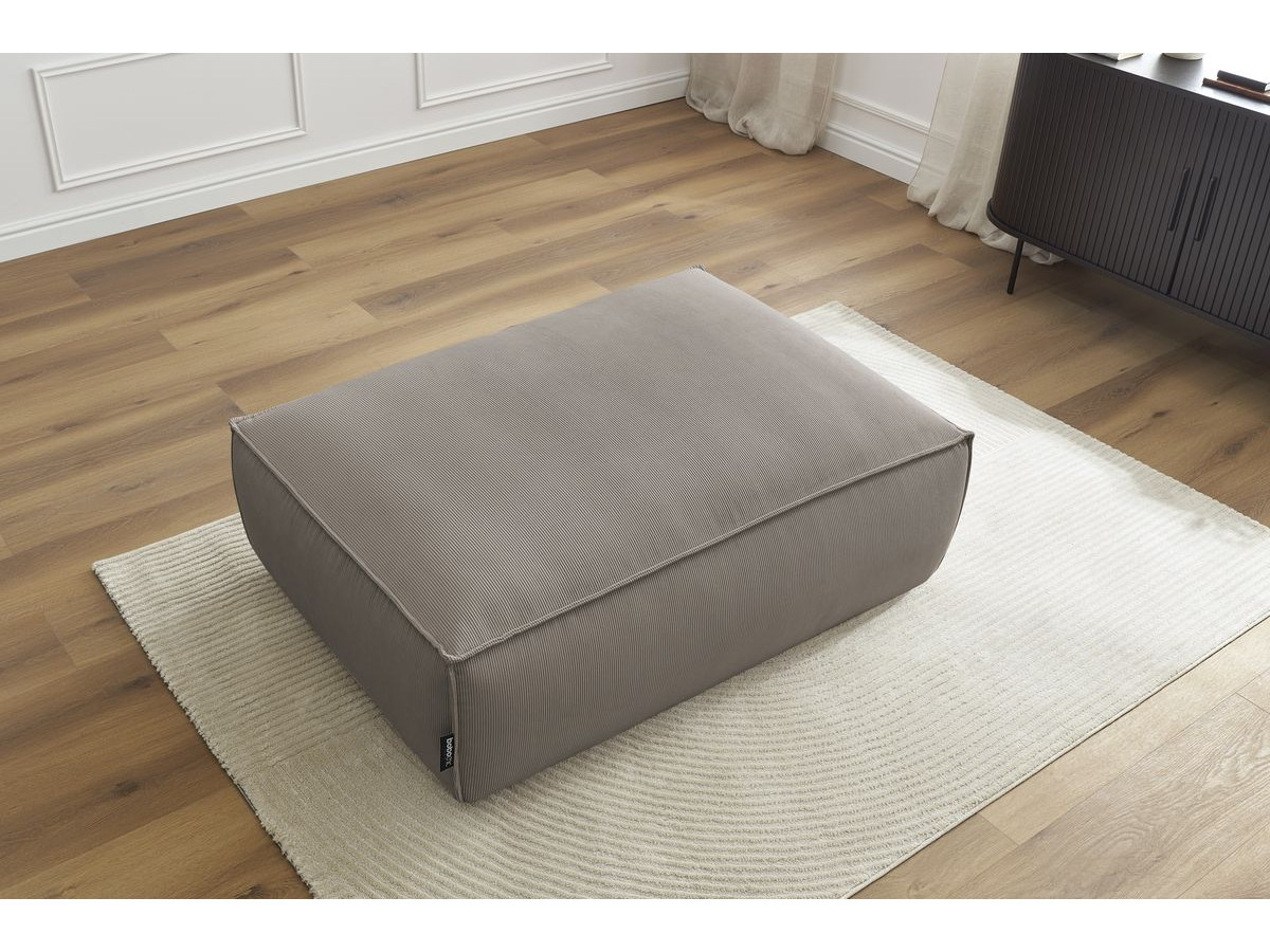 Pouf BOHEME velours côtelé