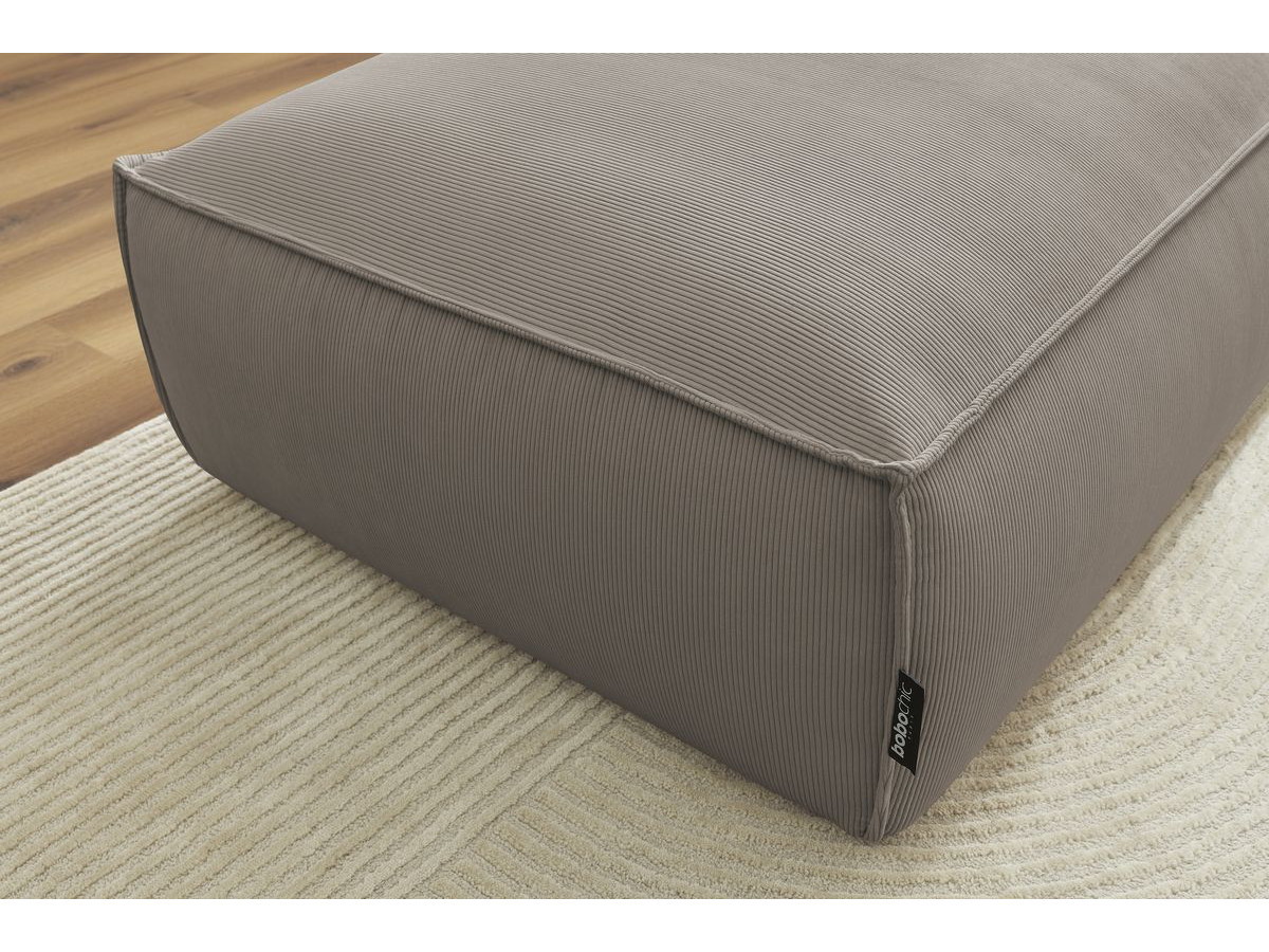 Pouf BOHEME velours côtelé