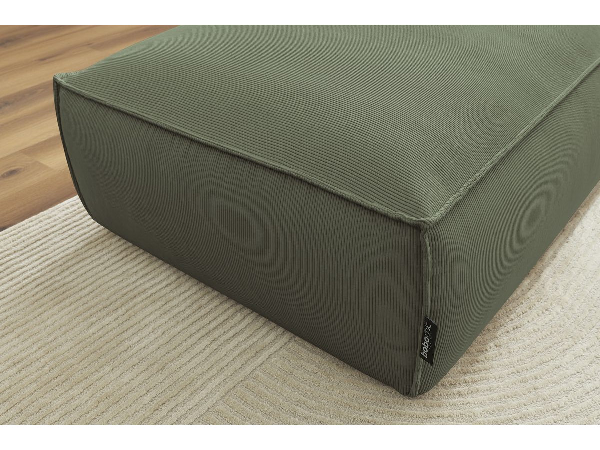 Pouf BOHEME velours côtelé