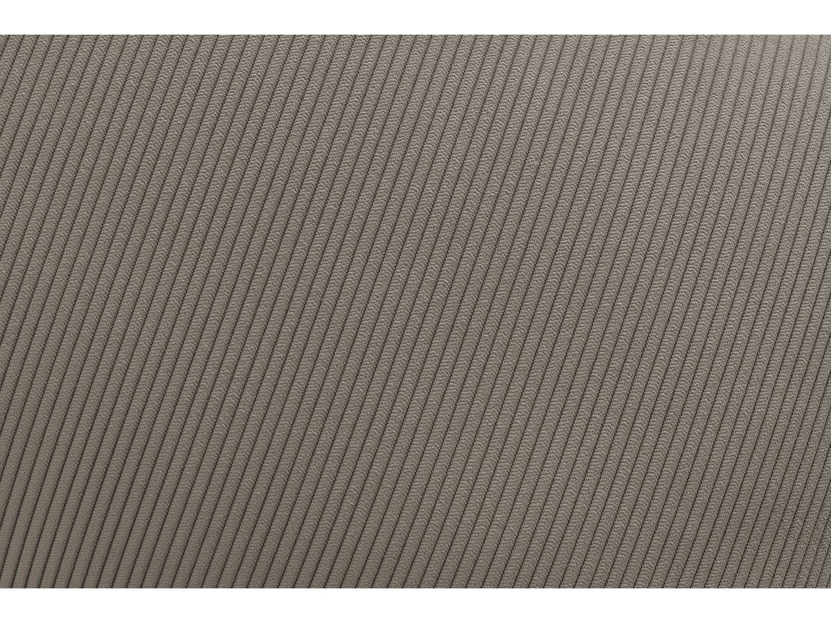 Canapé d'angle fixe EVEREST tissu chiné - Orange - Angle droit - 10 coussins
