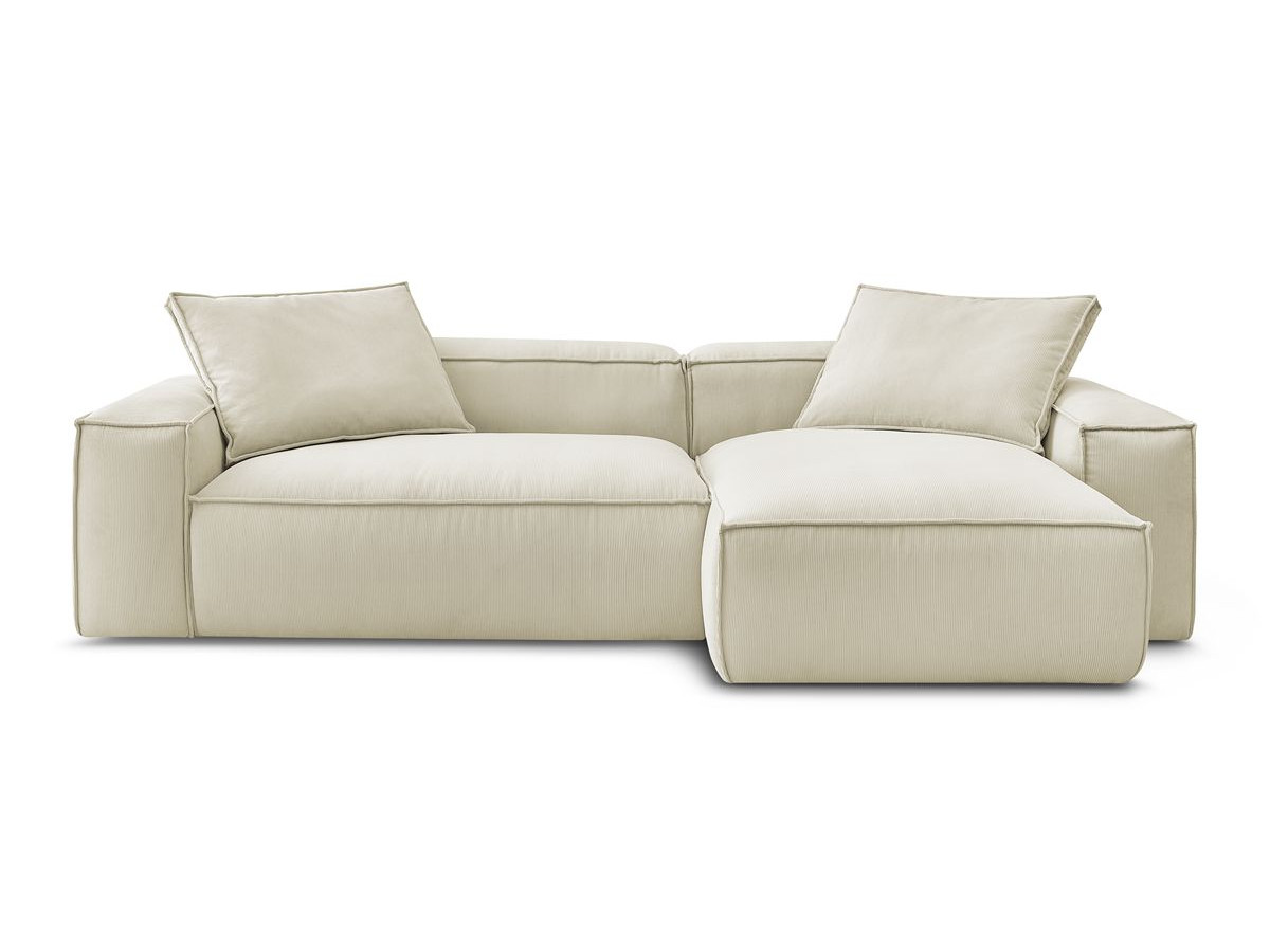 BOHEME ultrazachte omkeerbare corduroy hoekbank