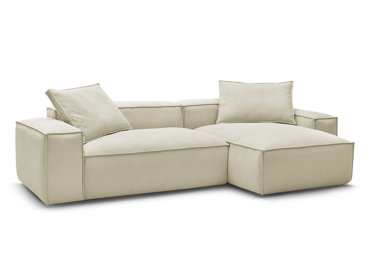 BOHEME ultrazachte omkeerbare corduroy hoekbank