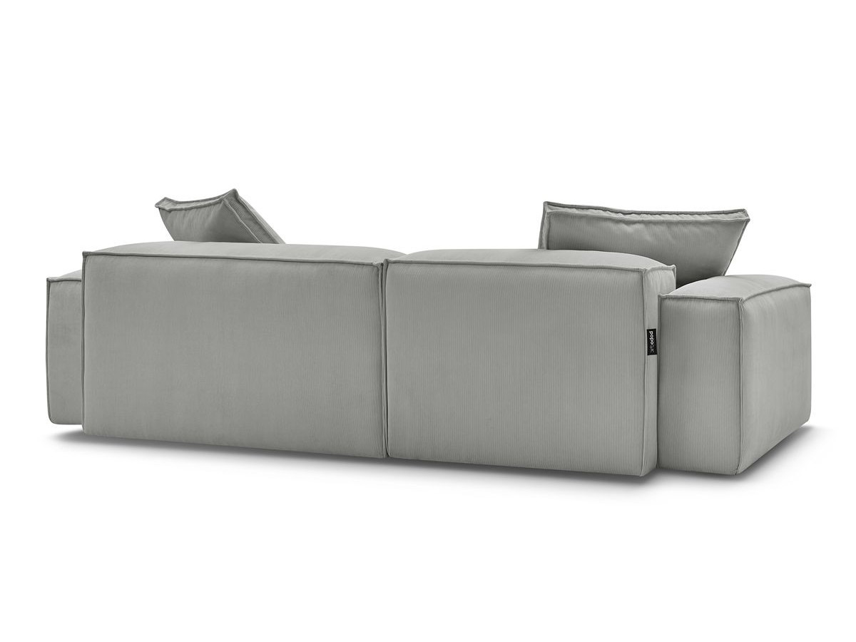 Canapé d'angle réversible ultra moelleux BOHEME velours côtelé