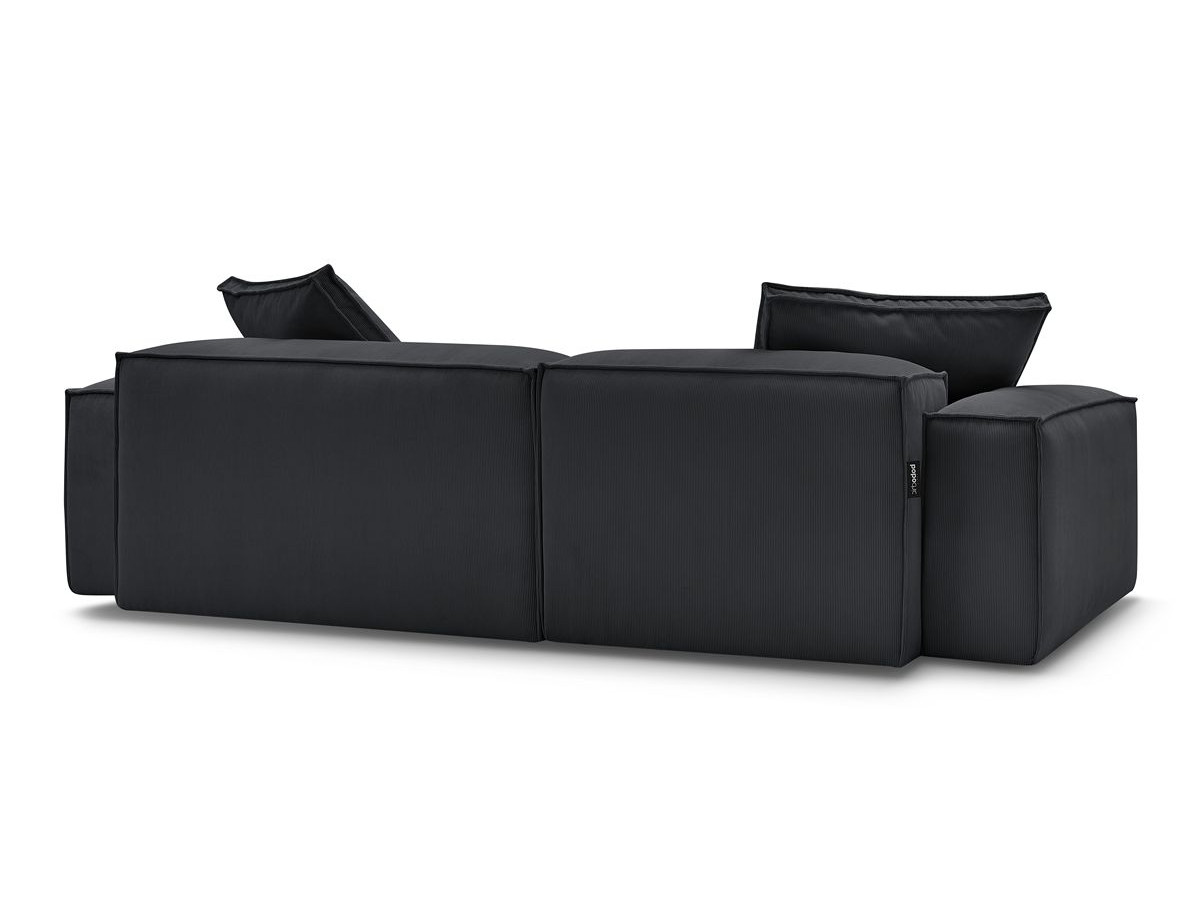 Canapé d'angle réversible ultra moelleux BOHEME velours côtelé