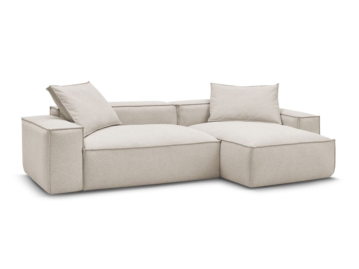 Canapé d'angle réversible ultra moelleux BOHEME tissu chiné
