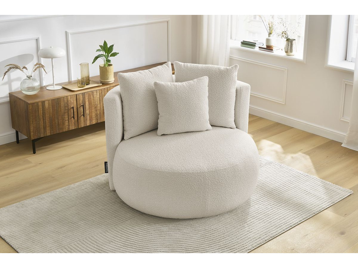 CESAR fauteuil in badstof