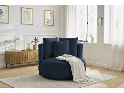 Fauteuil CESAR tissu bouclette