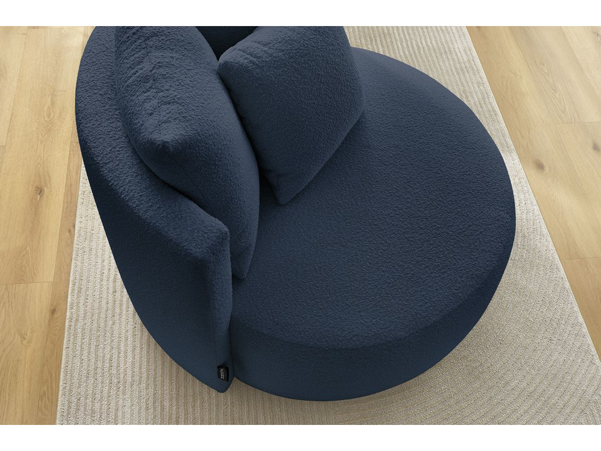 Fauteuil CESAR tissu bouclette