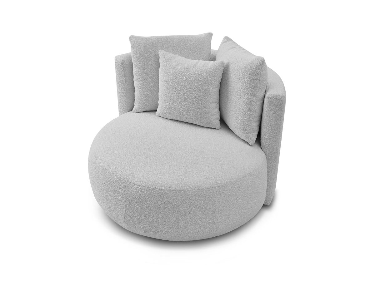 Fauteuil CESAR tissu bouclette