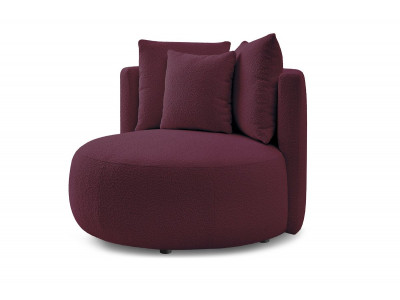 Fauteuil CESAR tissu bouclette