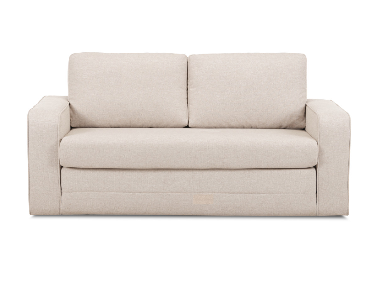Canapé droit convertible déplimousse COME tissu chiné