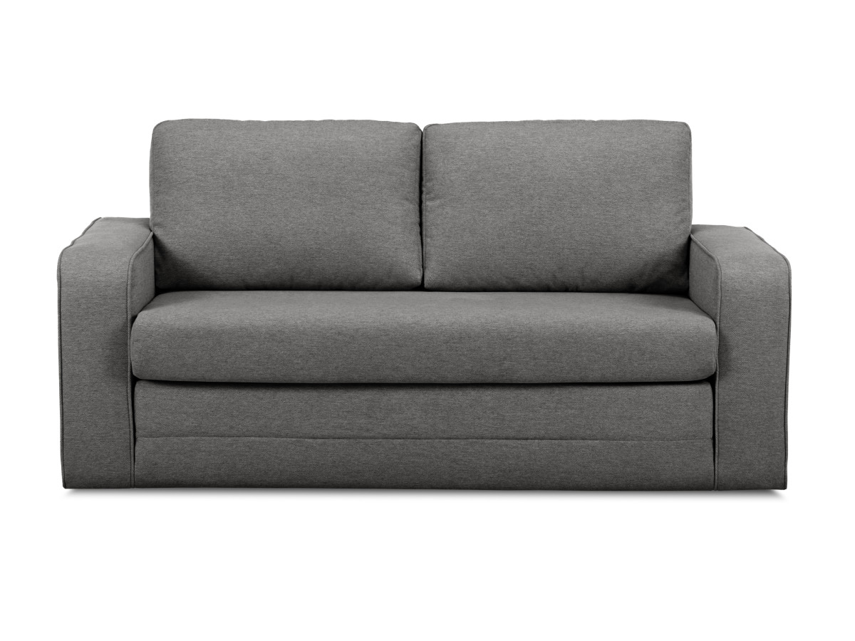 Canapé droit convertible déplimousse COME tissu chiné