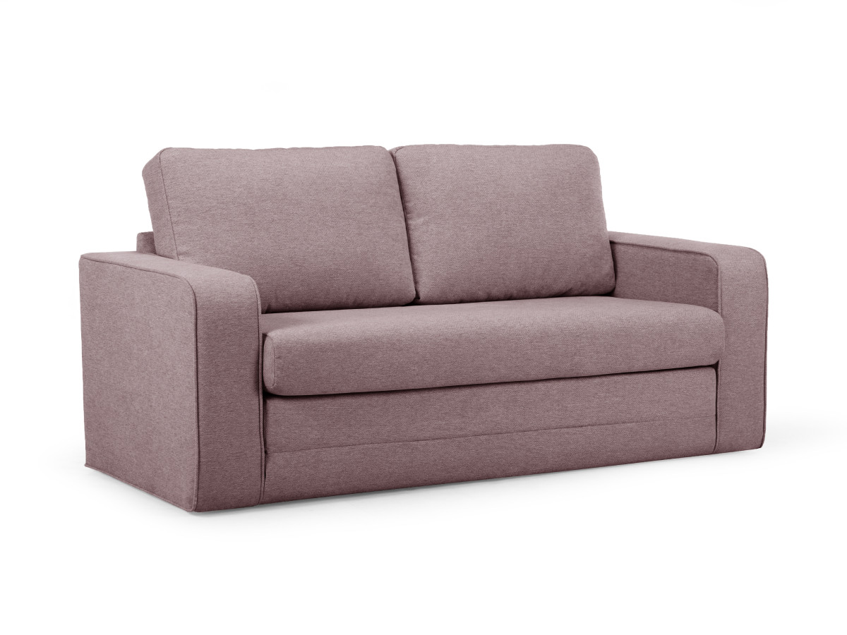 Canapé droit convertible déplimousse COME tissu chiné