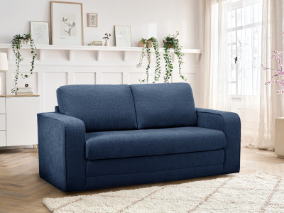 Canapé droit convertible déplimousse COME tissu texturé