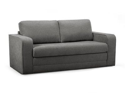 Canapé droit convertible déplimousse COME tissu texturé