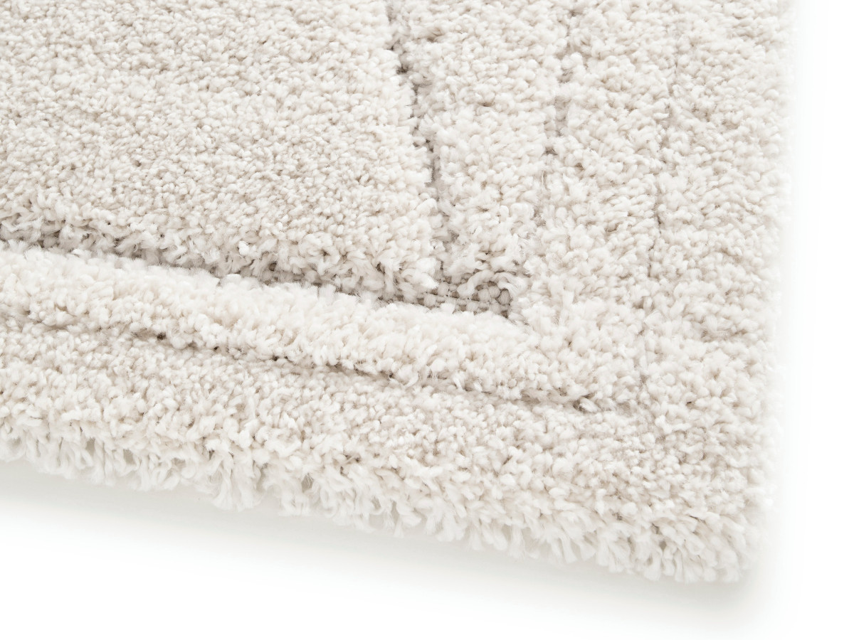 AMEL kortpolig vloerkleed met grafisch patroon