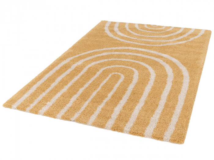 Tapis poils ras AURELIE motif abstrait